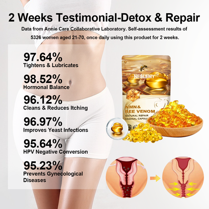 Bee Venom NMN Natural Repair Vaginal Capsules💗[Regulates hormone imbalance, obesity, acne, uterine fibroids and vaginal diseases]