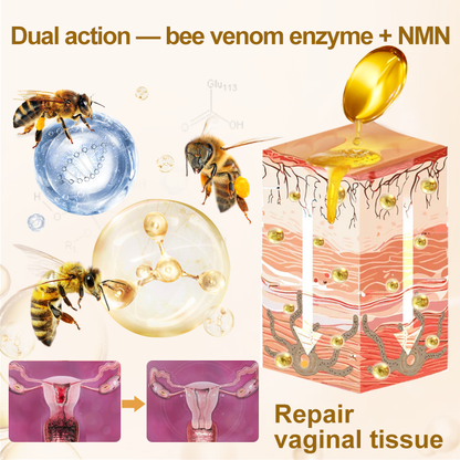 Bee Venom NMN Natural Repair Vaginal Capsules💗[Regulates hormone imbalance, obesity, acne, uterine fibroids and vaginal diseases]