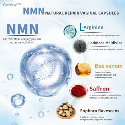 Bee Venom NMN Natural Repair Vaginal Capsules💗[Regulates hormone imbalance, obesity, acne, uterine fibroids and vaginal diseases]